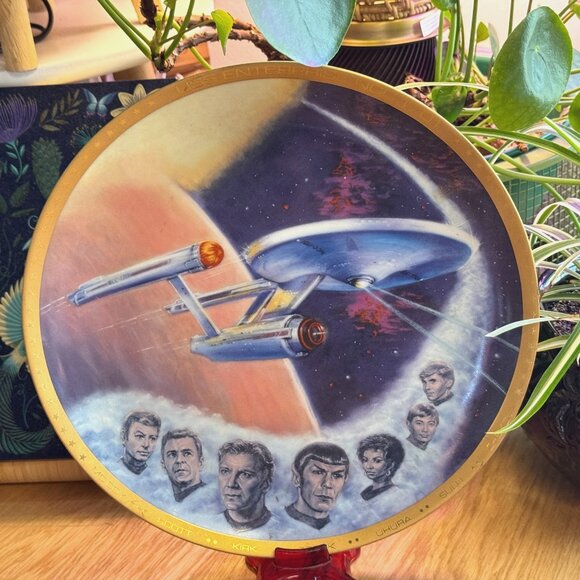 Star Trek USS Enterprise NCC1701 Commemorative Collector Plate - Picture 1 of 12